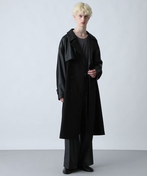 HARE（ハレ） トレンチコート コート レザーキリカエトレンチコート