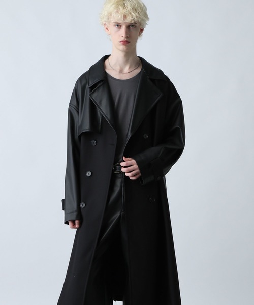 HARE（ハレ） トレンチコート コート レザーキリカエトレンチコート
