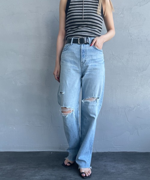 YANUK（ヤヌーク） ジーンズ デニム デニムパンツ LEA ハイウエスト