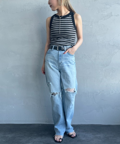 YANUK（ヤヌーク） ジーンズ デニム デニムパンツ LEA ハイウエスト