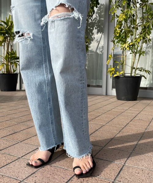 YANUK（ヤヌーク） ジーンズ デニム デニムパンツ LEA ハイウエスト