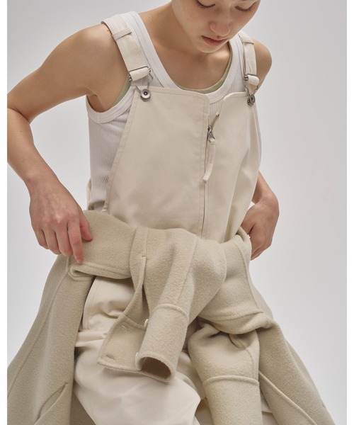 TODAYFUL サロペット オーバーオール Frontzip Twill Salopette