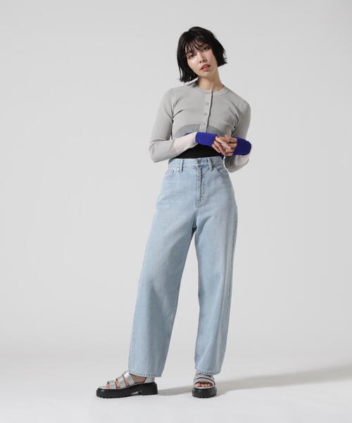 UN3D.（アンスリード） カーディガン UN3D./アンスリード/COLOR BLOCK