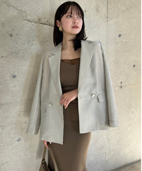 anuans（アニュアンス） ジャケット テーラードジャケット エアリー