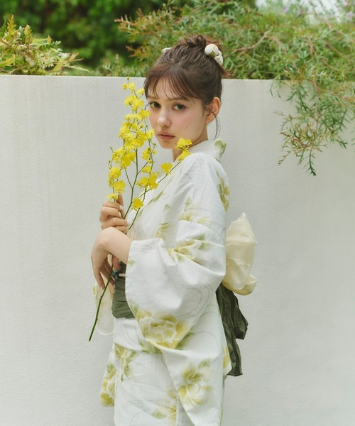 Olu.（オルドット） 浴衣 オリジナル柄浴衣＆帯セット レディース