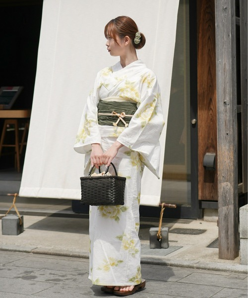 Olu.（オルドット） 浴衣 オリジナル柄浴衣＆帯セット レディース