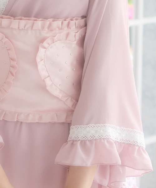 DearMyLove 浴衣 はしごレースフリルロリータ浴衣 レディース