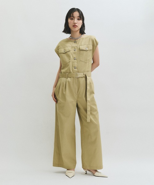 ADAM ET ROPE'（アダムエロペ） オールインワン ノーカラースリーブ