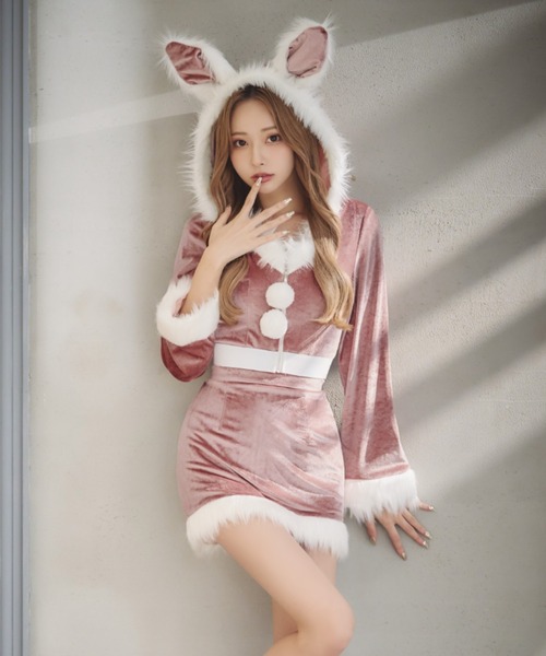 sugar nine コスプレ セットアップバニーサンタコスプレ「サンタコス 4