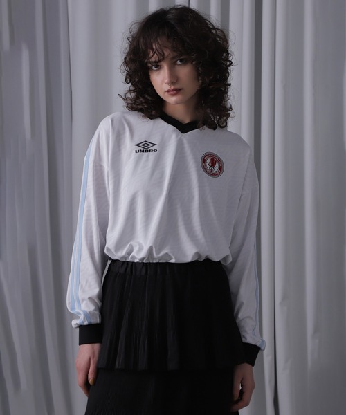 umbro（アンブロ） tシャツ (UMBRO)「ROSE BUD限定」ロングスリーブ