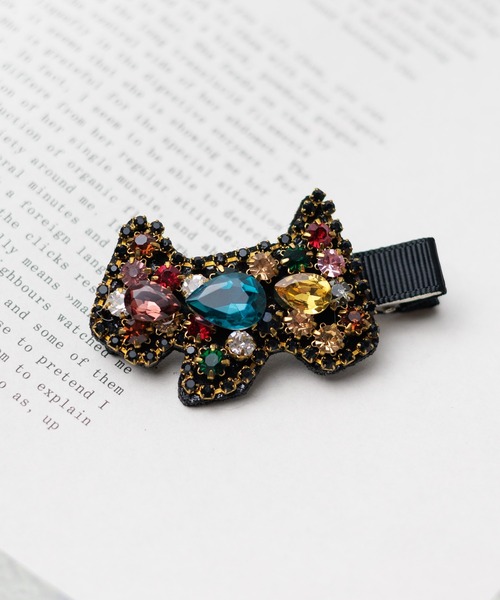 NO WAY ヘアクリップ /ビジューデザイン ヘアピン クリップ