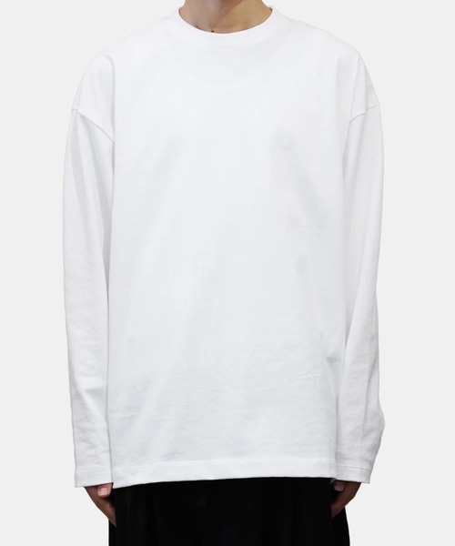 ATON（エイトン） tシャツ AIR SPINNING OVERSIZED LONG SLEEVE T