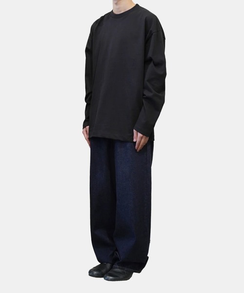 ATON（エイトン） tシャツ AIR SPINNING OVERSIZED LONG SLEEVE T