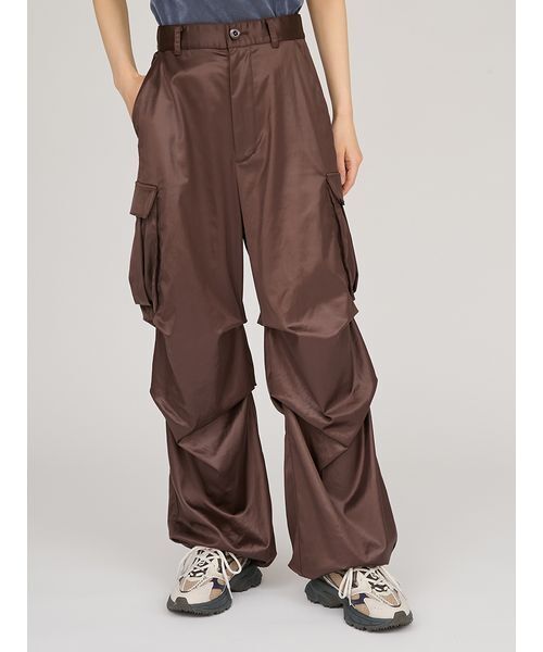 emmi パンツ タックフォルムカーゴパンツ レディース : ZOZOTOWN Yahoo