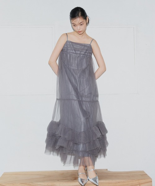 ANDRESD ドレス 「2点セットアイテム」ボリュームチュールジャケット