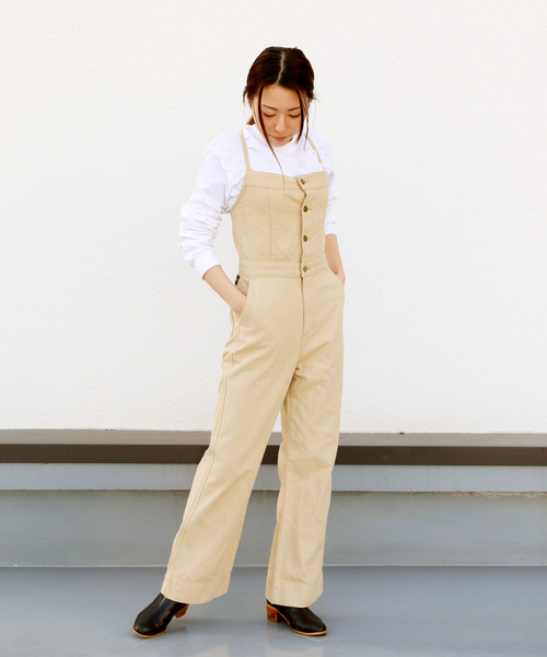 And A（アンドエー） サロペット オーバーオール Lee リー / MARINE