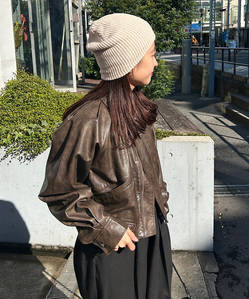 Kastane（カスタネ） ブルゾン アウター 「2サイズ展開」フェイク