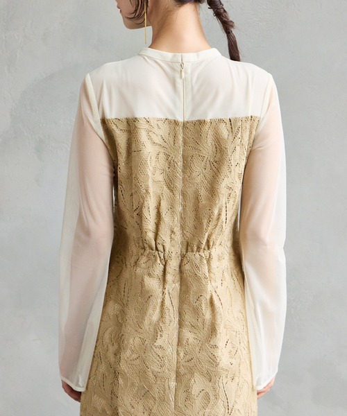 AIMER（エメ） ドレス 「WEB限定」オーナメント柄レースIライン