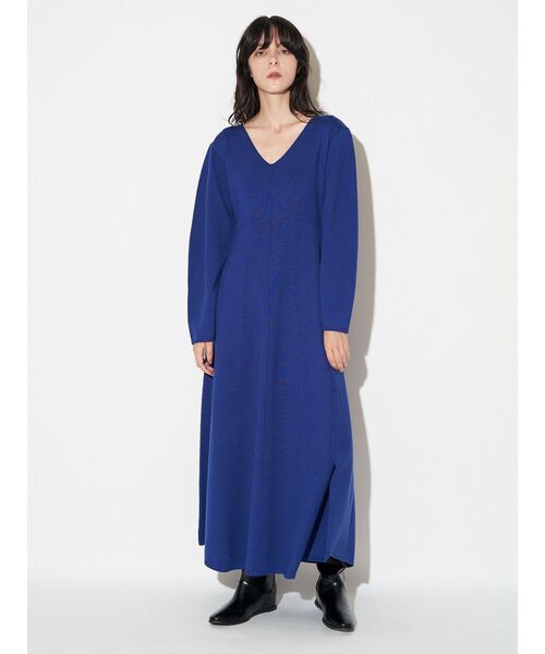 ELENDEEK（エレンディーク） ワンピース フィット＆フレアニット