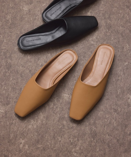 ADAM ET ROPE'（アダムエロペ） サンダル フラットミュール レディース