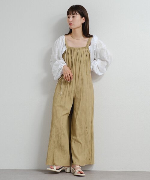 Kastane 2piece カットアウトサロペット ベージュ 新品 Kastane 2piece