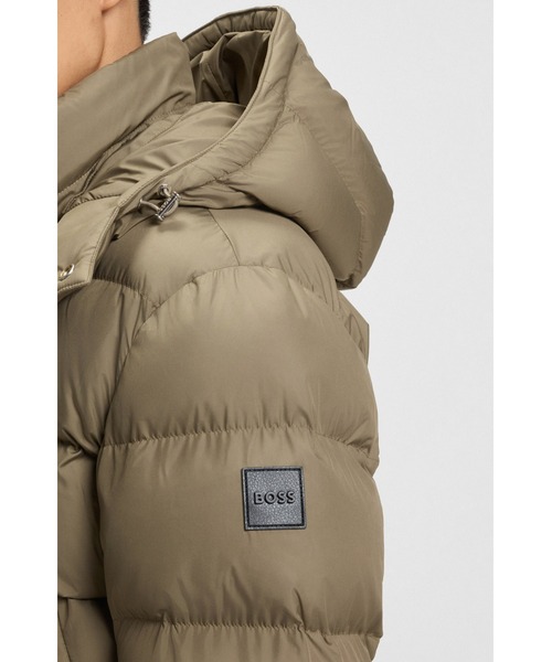 BOSS（HUGO BOSS） コート ジャケット はっ水ジャケット ロゴパッチ