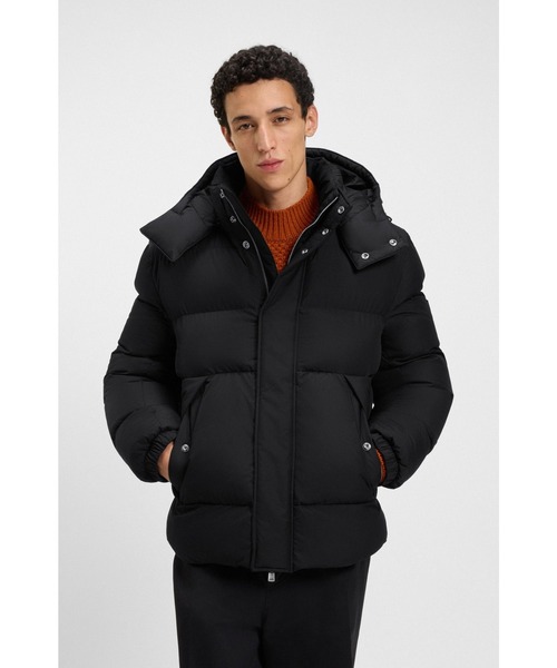 BOSS（HUGO BOSS） コート ジャケット はっ水ジャケット ロゴパッチ