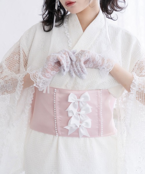 DearMyLove 浴衣 総レースセットアップ浴衣 レディース : ZOZOTOWN