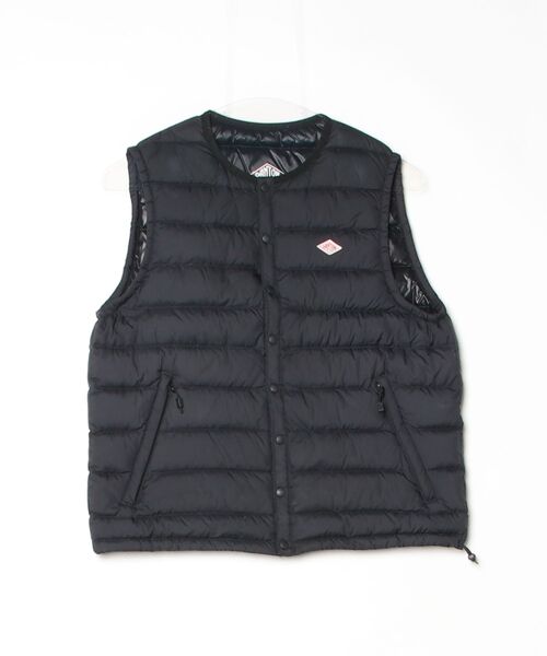 Danton（ダントン） ワンポイントダウンベスト S ブラック レディース