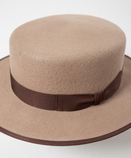 RACAL（ラカル） 帽子 ハット Wool Boater Hat / ウールボーターハット