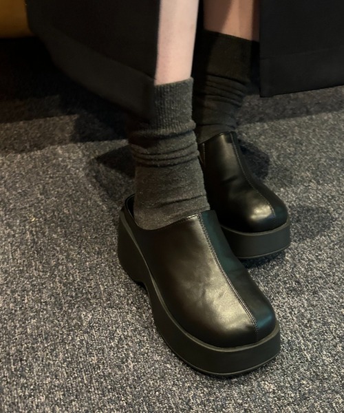 VIVIAN（ヴィヴィアン） ローファー 厚底サボサンダル ZOZOTOWN+