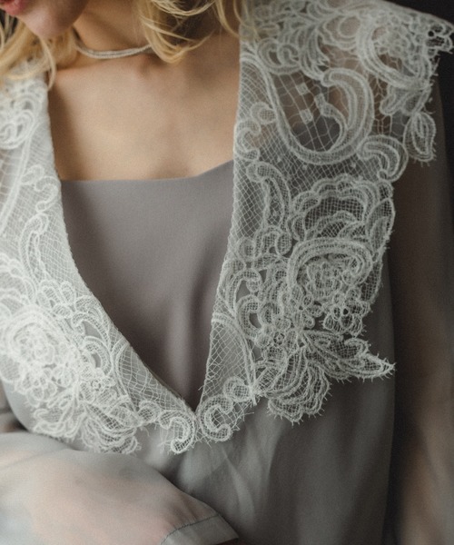 et.UNiVER ドレス Big collar A-line dress : ZOZOTOWN Yahoo!店