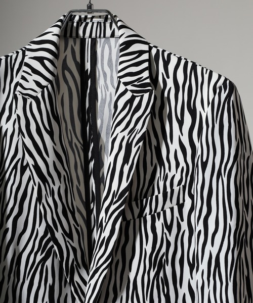 REGIEVO（レジエボ） ジャケット テーラードジャケット Zebra print
