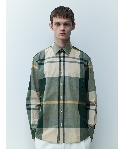 Barbour（バブアー） シャツ ラージ タータンチェック レギュラー