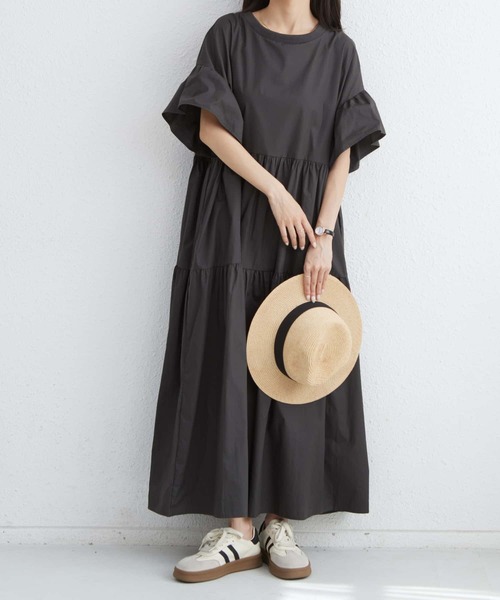 MAISON DE THERESE（メゾン ド テレーズ） ワンピース フリルスリーブ