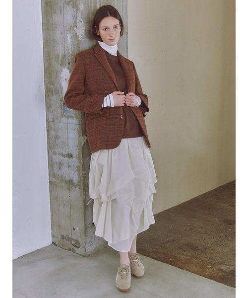 emmi スカート タックドロストボリュームスカート : ZOZOTOWN Yahoo!店