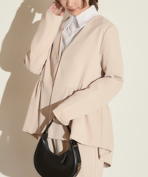 H.TOKYO セットアップ 「セットアップ」ノーカラージャケット