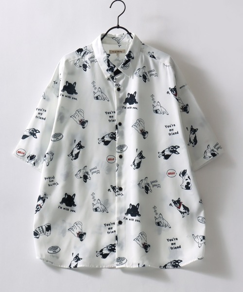 SITRY（シトリー） シャツ Silk Touch Animal Print Shirt/接触冷感