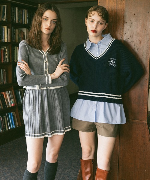 REDYAZEL（レディアゼル） セットアップ ラインスキームニット