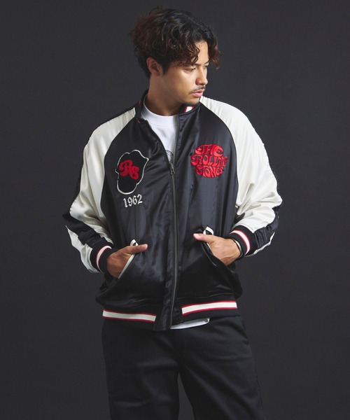 JACKROSE（ジャックローズ） スカジャン B-TRS-Lips＆Tongue