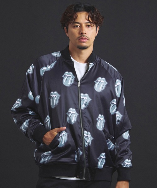 JACKROSE（ジャックローズ） スカジャン B-TRS-Lips＆Tongue