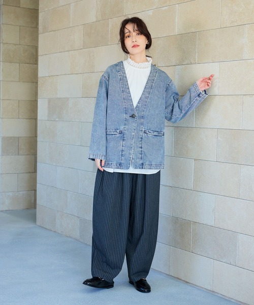 studio CLIP（スタディオクリップ） ジャケット ノーカラージャケット