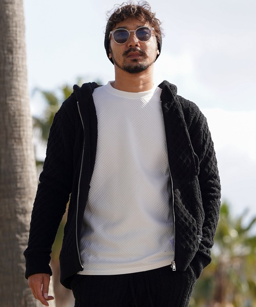 adamsJUGGLER（アダムスジャグラー） パーカー RTEGケーブルフェザー