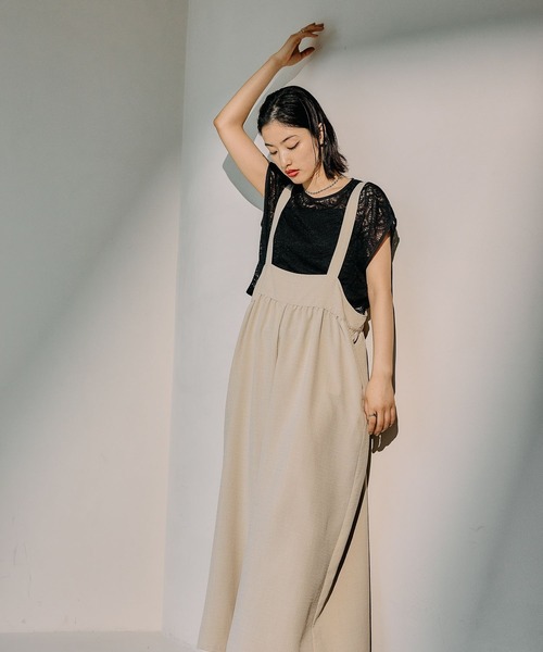 LEPSIM（レプシィム） サロペット オーバーオール 「リネンライク