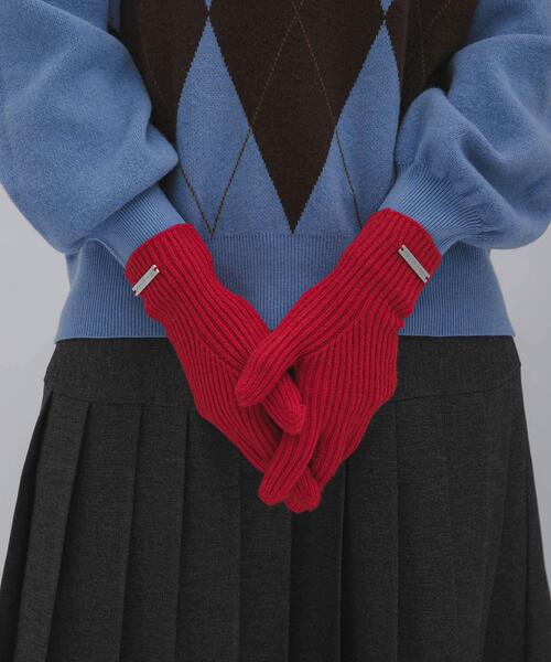 SENSE OF PLACE by URBAN RESEARCH 手袋 モチモチニットグローブ