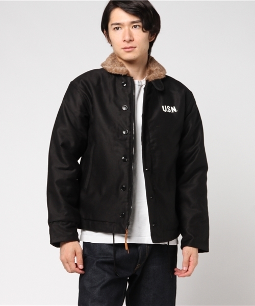 HOUSTON（ヒューストン） ミリタリージャケット モッズコート