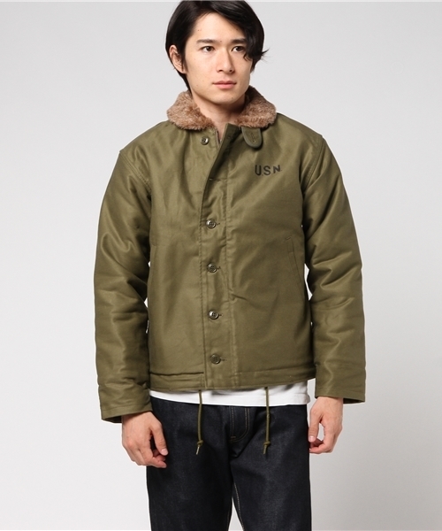 HOUSTON（ヒューストン） ミリタリージャケット モッズコート