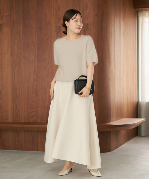 plage（プラージュ） スカート メルトンフレア スカート : ZOZOTOWN