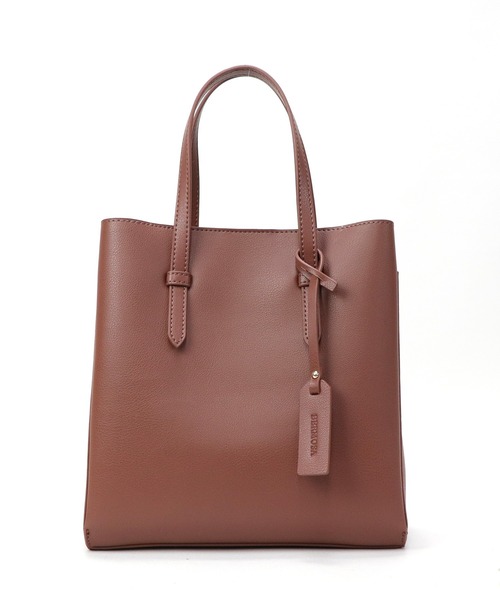 Bermosa トートバッグ 「2WAY」3層式 スクエア トート＆ショルダー