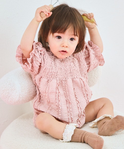 pairmanon（ペアマノン） ベビー服 ロンパース 「ベビー」レース見え
